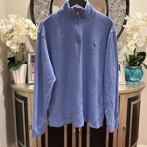 Ralph Lauren Light Blue Half-Zip Pullover